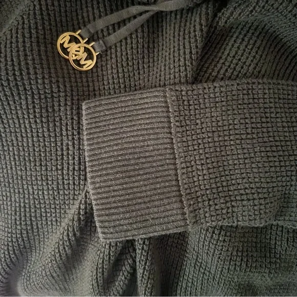 Michael Kors | Women’s Ribbed Pullover Hoodie | M - Picture 6 of 10